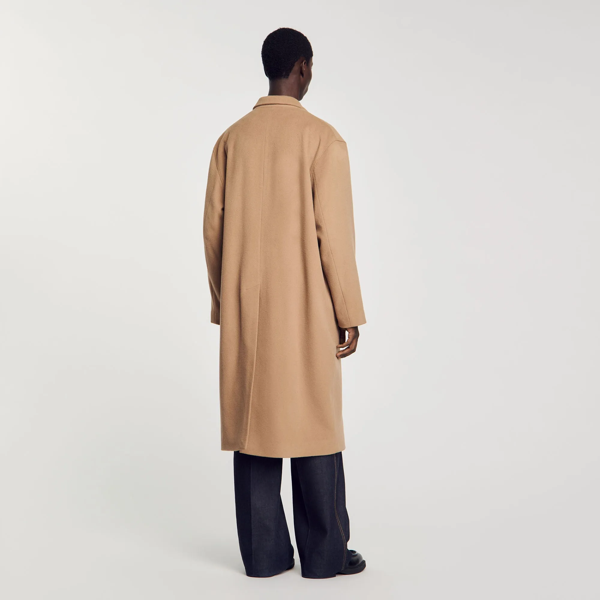 William Coat Oversized Coat Camel