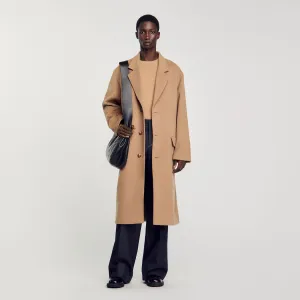 William Coat Oversized Coat Camel