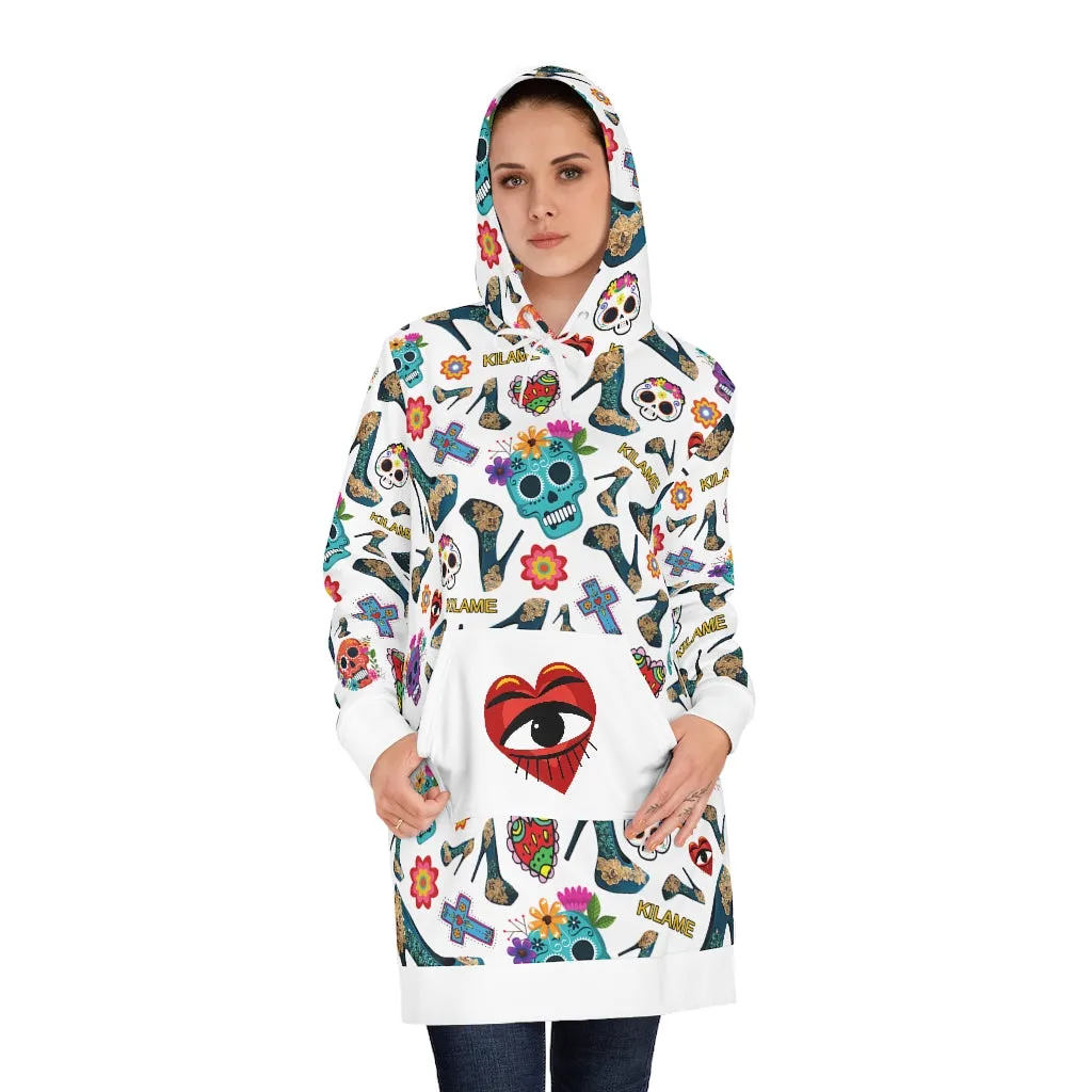 Women's Hoodie Dress 'Viva la vida'