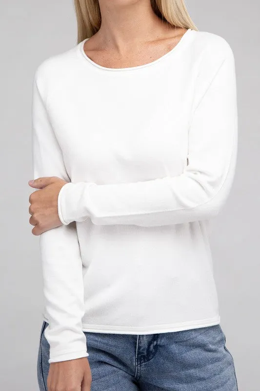 ZENANA Viscose Round Neck Basic Sweater