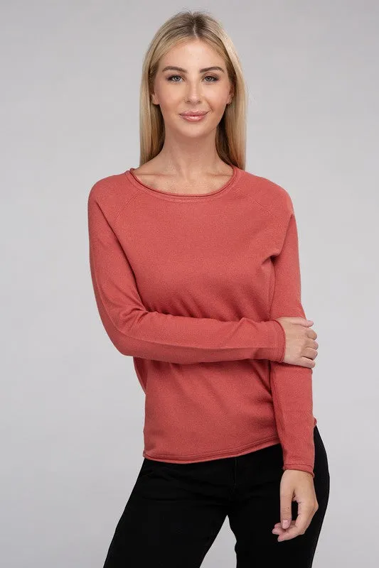 ZENANA Viscose Round Neck Basic Sweater